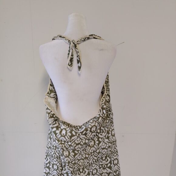 Jones New York Sport Women's Halter Neck Cotton Dress Size 16 Boho Vacation - Picture 3 of 6